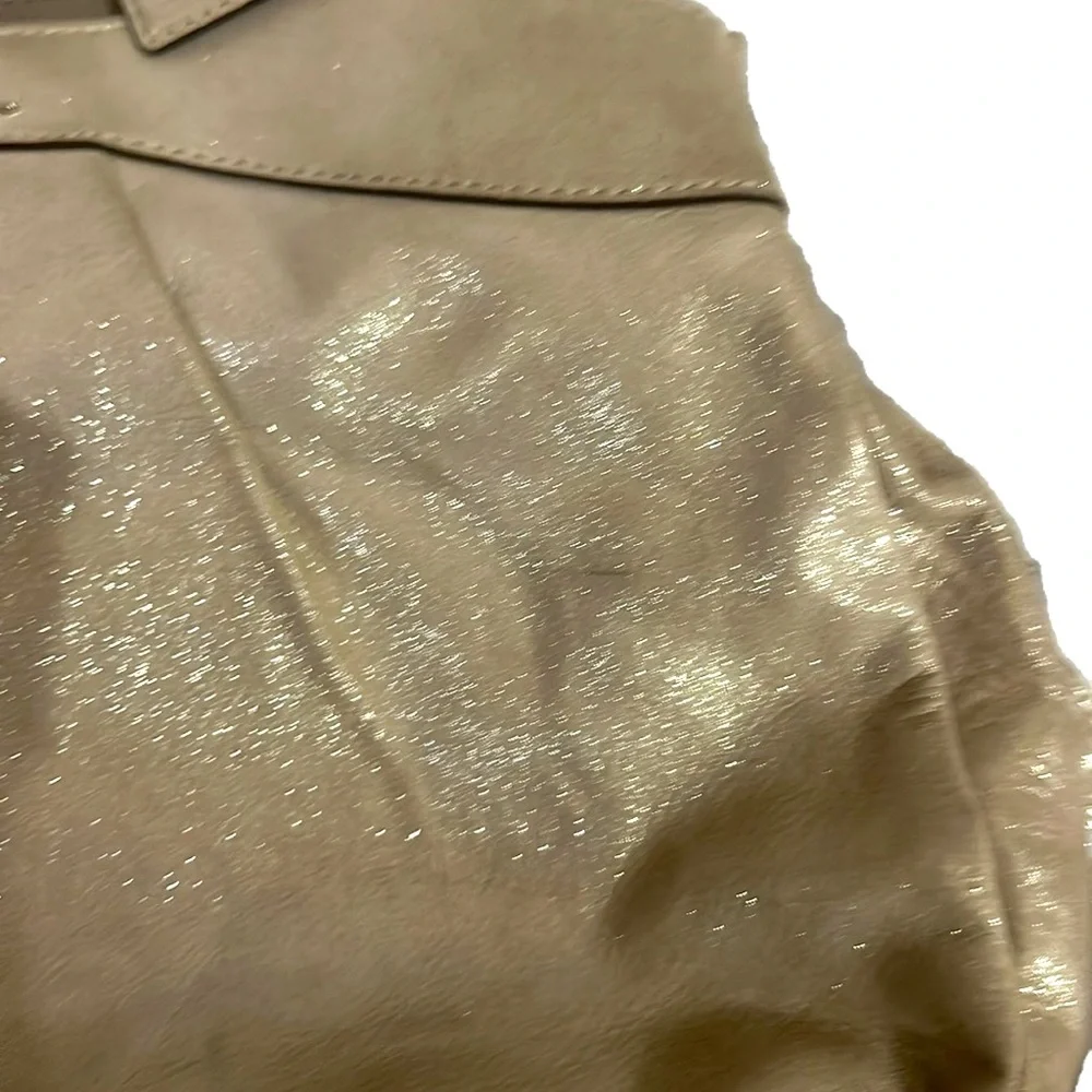 Coach Champagne Gold 'Lexi' pebbled leather shoulder purse....superb condition! - Picture 7 of 8